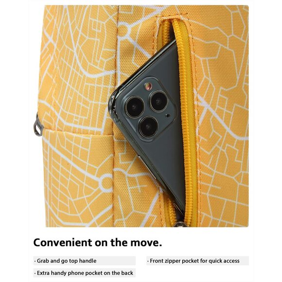 1623 SIMPLAY+ Mini Backpack Purse Map Patterns Small Aesthetic Travel Bag main image 6